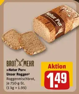 REWE Natur Pur Unser Roggen² Angebot