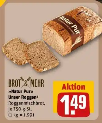 REWE Natur Pur Unser Roggen² Angebot