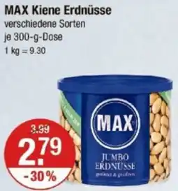 V Markt MAX Kiene Erdnüsse Angebot