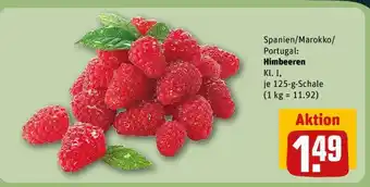REWE Himbeeren Angebot