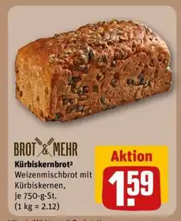 REWE Kürbiskernbrot² Angebot