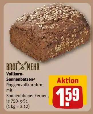 REWE Vollkorn Sonnenbatzen Angebot