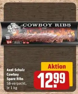 REWE Axel Schulz Cowboy Spare Ribs Angebot