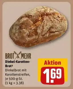 REWE Dinkel-Karotten-Brot² Angebot