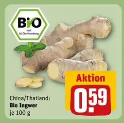REWE Bio-Ingwer Angebot