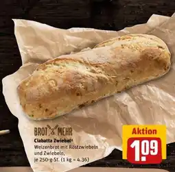REWE Ciabatta Zwiebel Angebot