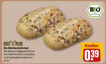 REWE Bio Mehrkornbrötchen Angebot