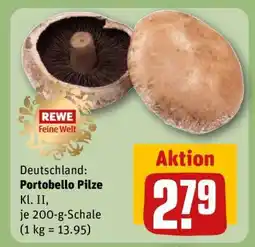 REWE Portobello- Pilze Angebot
