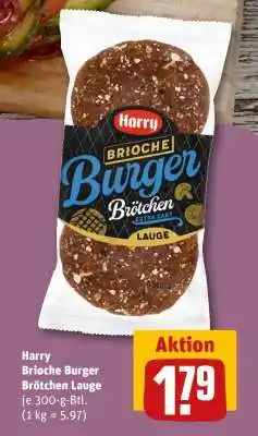 REWE Harry Brioche Burger Brötchen Lauge Angebot