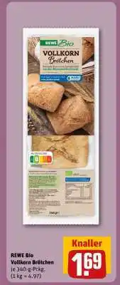 REWE REWE Bio Vollkorn Brötchen Angebot