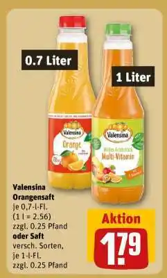 REWE Valensina Orangensaft Angebot