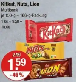 V Markt Kitkat, Nuts, Lion Angebot