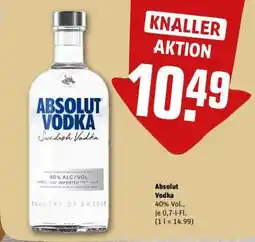 REWE Absolut Vodka Angebot