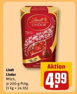 REWE Lindt Lindor Angebot
