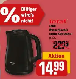 REWE Tefal Wasserkocher UNO K01508 Angebot