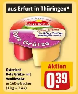 REWE Osterland Rote Grütze mit Vanillesoße Angebot