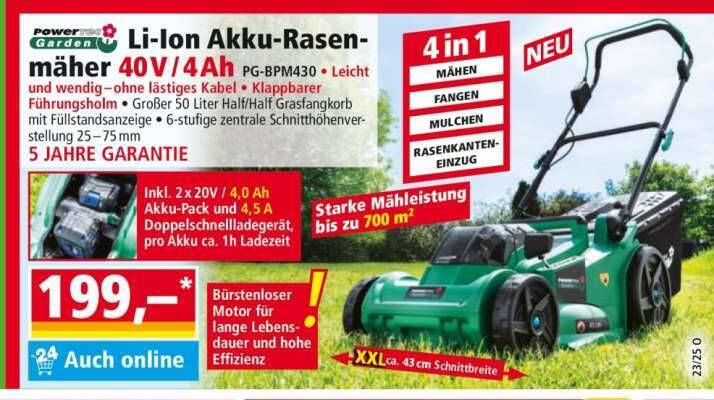Norma Akku Rasenmaher