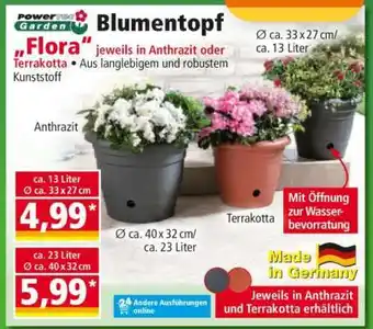 Norma Blumentopf „Flora“ Angebot
