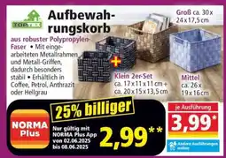 Norma Aufbewahrungskorb Angebot