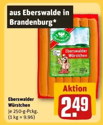 REWE EBERSWALDER Würstchen Angebot