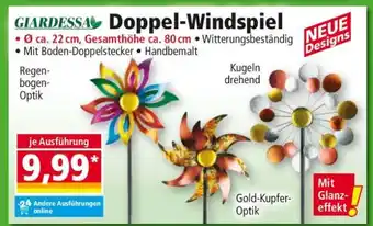 Norma GIARDESSA Doppel-Windspiel Angebot