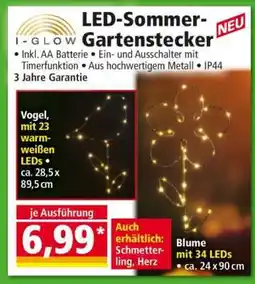 Norma LED-Sommer-Gartenstecker Angebot