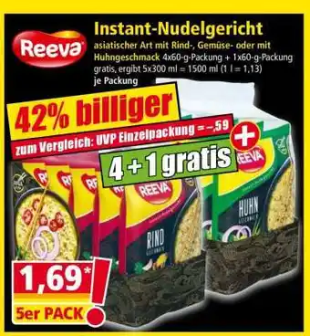 Norma Reeva Instant-Nudelgericht Angebot