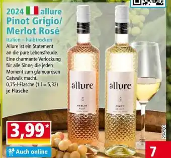 Norma allure Pinot Grigio/ Merlot Rosé Angebot