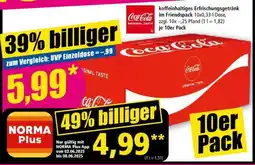 Norma Coca-Cola Original Taste 10er PACK Angebot