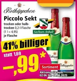 Norma Rotkäppchen Piccolo Sekt Angebot