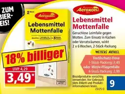 Norma Lebensmittel Mottenfalle Angebot