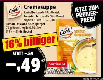 Norma Cremesuppe Angebot