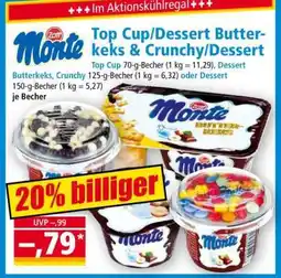 Norma Top Cup/Dessert Butterkeks & Crunchy/Dessert Angebot
