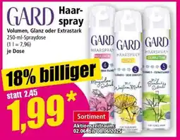Norma Gard Haarspray Angebot