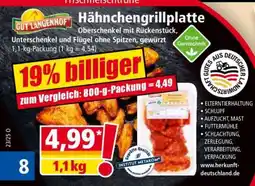 Norma Hähnchengrillplatte Angebot