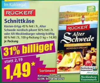 Norma Rücker Schnittkäse Angebot