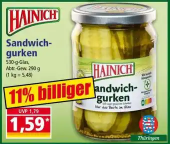 Norma Sandwich-gurken Angebot