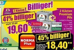 Norma 2 Kästen Premium Pils Angebot