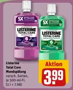 REWE Listerine Total Care Mundspülung Angebot