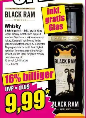 Norma Black Ram Whisky Angebot