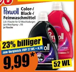 Norma Perwoll Color-/Black-/ Feinwaschmittel Angebot