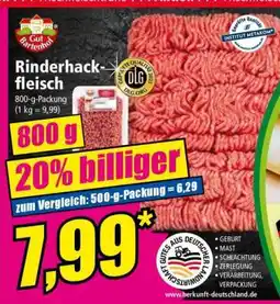 Norma Rinderhackfleisch Angebot