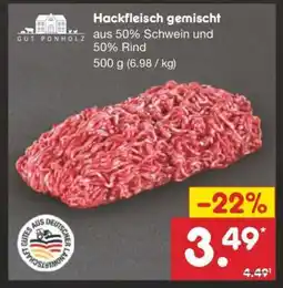 Netto Marken-Discount Hackfleisch gemischt Angebot