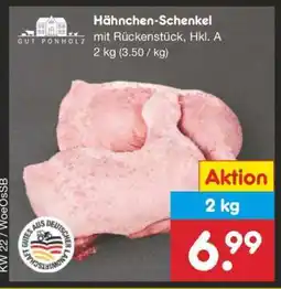 Netto Marken-Discount Hähnchen-Schenkel mit Rückenstück, Hkl. A Angebot