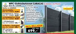 Norma WPC–Sichtschutzzaun CARACAS Angebot