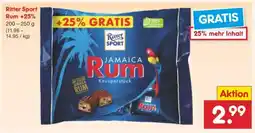 Netto Marken-Discount Ritter Sport Rum +25% Angebot