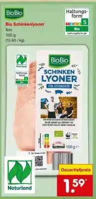Netto Marken-Discount Bio Schinkenlyoner Angebot