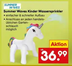 Netto Marken-Discount Summer Waves Kinder Wassersprinkler Angebot