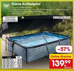 Netto Marken-Discount Frame Aufstellpool Angebot