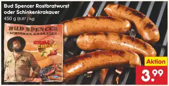 Netto Marken-Discount Bud Spencer Rostbratwurst oder Schinkenkrakauer Angebot